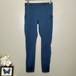 Fabletics Teal-Blue High-Rise Pocket Leggings